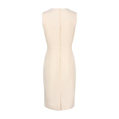 2010s Dolce and Gabbana Cream Dress Suit with Appliqué Work