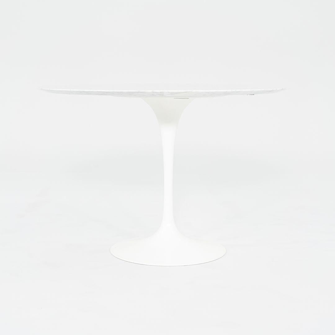 2010s Eero Saarinen for Knoll Tulip Pedestal Dining Table, Model 173F 2x Avail In Good Condition For Sale In Philadelphia, PA