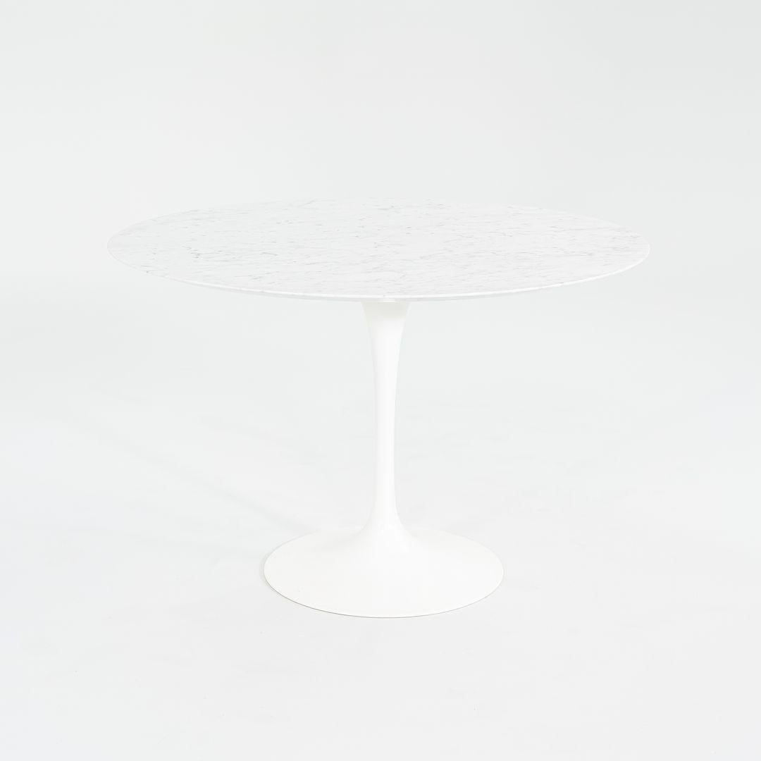 Aluminum 2010s Eero Saarinen for Knoll Tulip Pedestal Dining Table, Model 173F 2x Avail For Sale