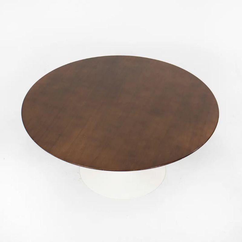 2010s Eero Saarinen Tulip Pedestal Walnut Coffee Table for Knoll 1