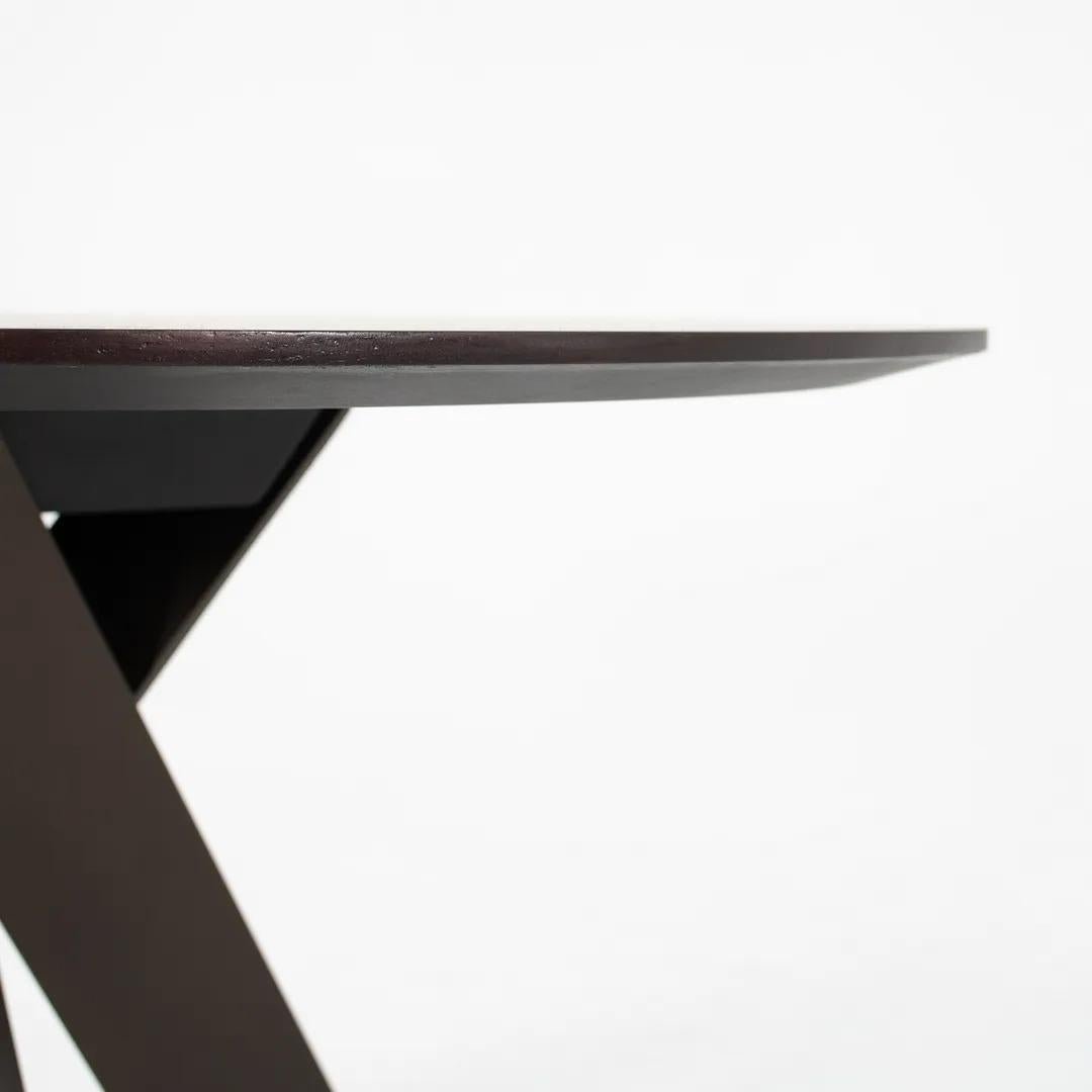 2010s Ekko Round Dining Table in Dark Oak by Wolfgang Mezger for Davis For Sale 2