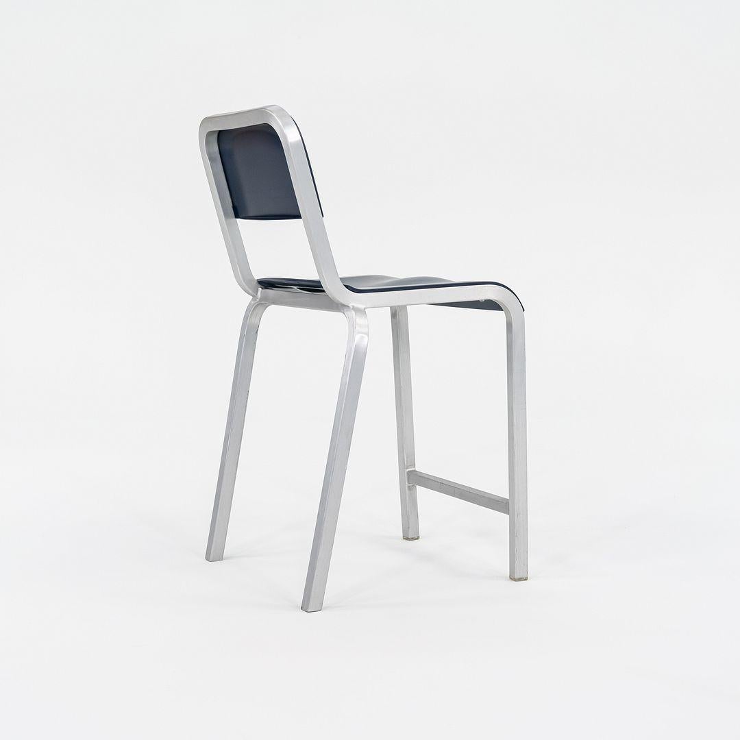 2010s Emeco 1951 Taburetes de mostrador de BMW Designworks en aluminio cepillado Aluminio en venta
