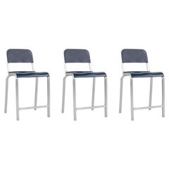 2010s Emeco 1951 Counter Stools by BMW Designworks in Brushed Aluminum