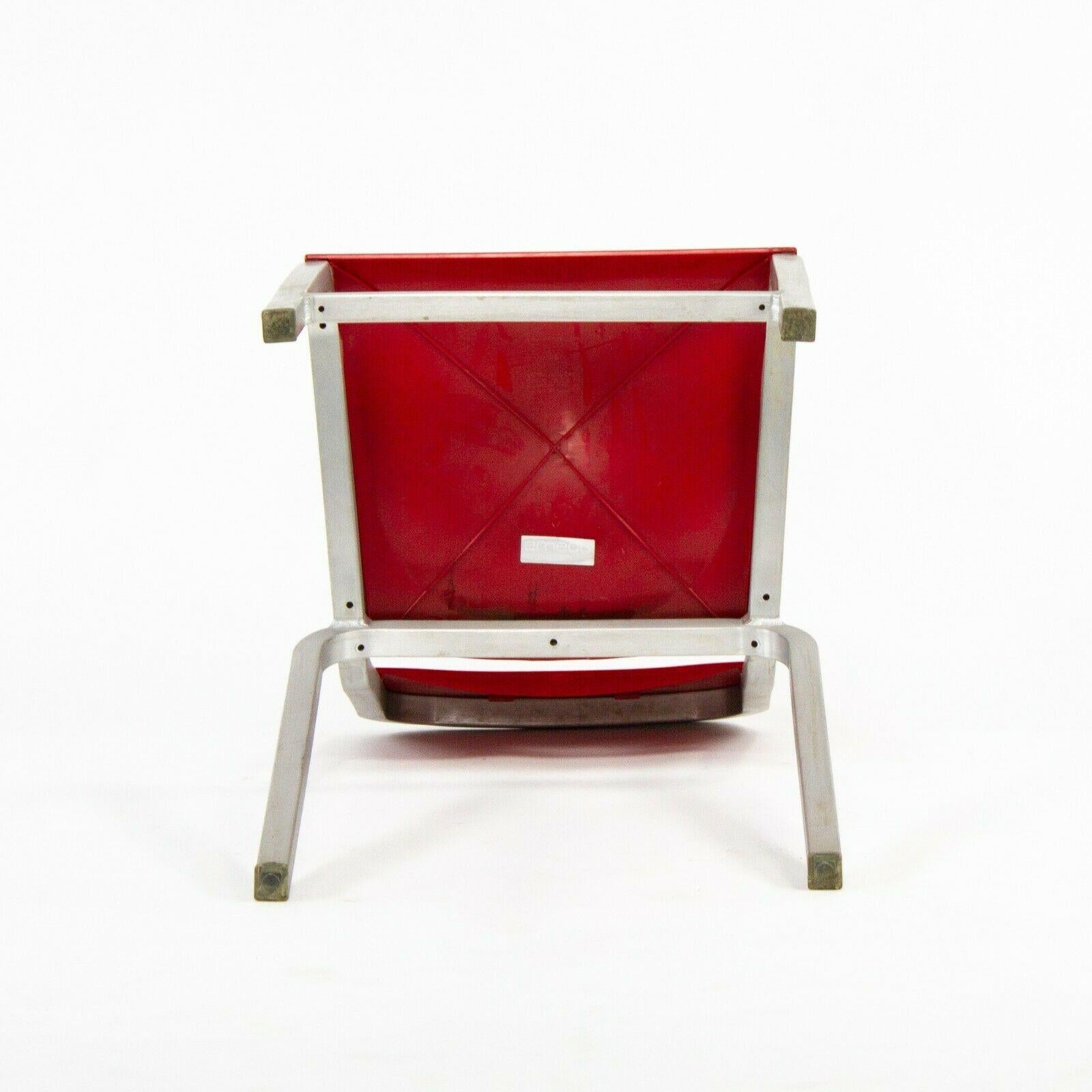 2010s Emeco 1951 Red Counter Stool by Adrian van Hooydonk and BMW Designworks For Sale 3