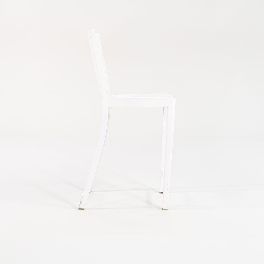 2010s Emeco Hudson Counter Stools by Philippe Starck in White Aluminum 3