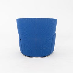 Années 2010 EOOS pour Coalesse / Walter Knoll Chaise longue pivotante Joel en tissu bleu