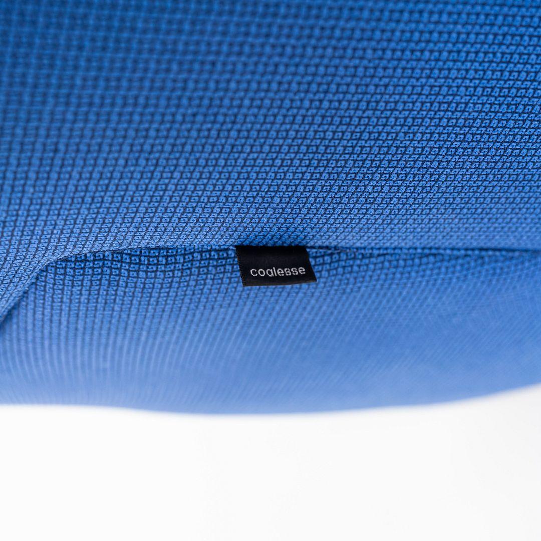 2010er Jahre EOOS für Coalesse / Walter Knoll Joel Dreh-Loungesessel mit blauem Stoff (Stahl) im Angebot