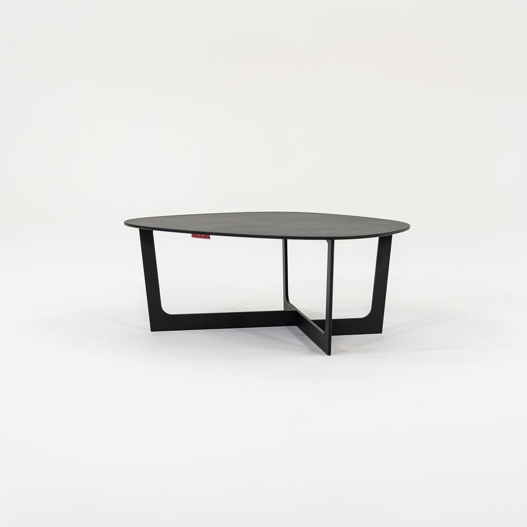 2010s Erik Jensen Insula Coffee Table by Ernst & Jensen Black Small 2x Avail Bon état - En vente à Philadelphia, PA