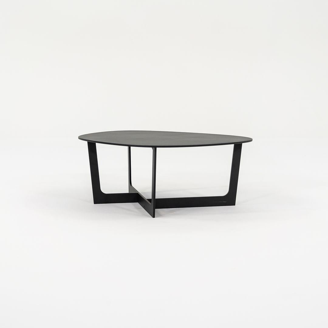 2010s Erik Jensen Insula Coffee Table by Ernst & Jensen Black Small 2x Avail en vente 2