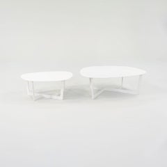 2010s Erik Jorgensen Insula Coffee Table by Ernst & Jensen White Small 2x Avail