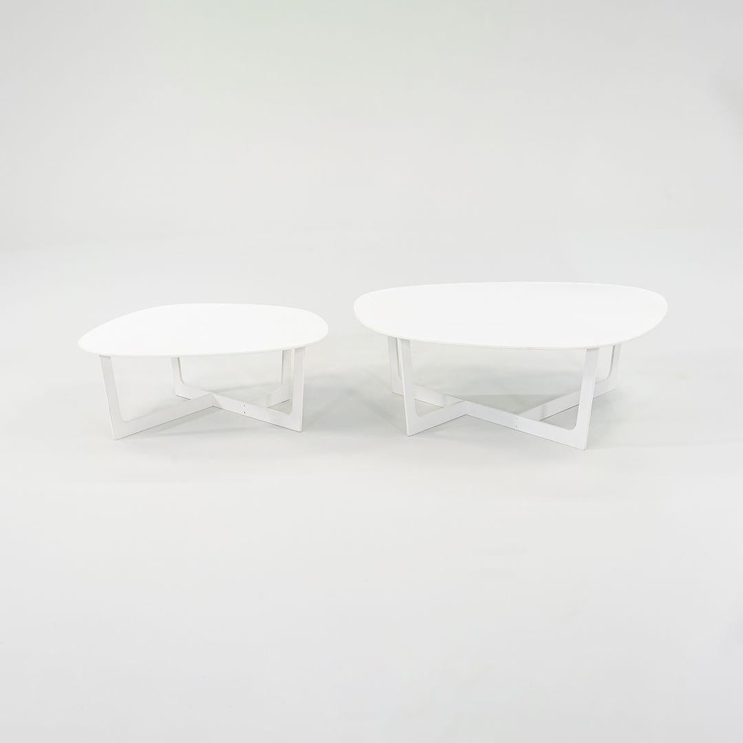 Moderne 2010s Erik Jensen Insula Coffee Table by Ernst & Jensen White Small 2x Avail en vente
