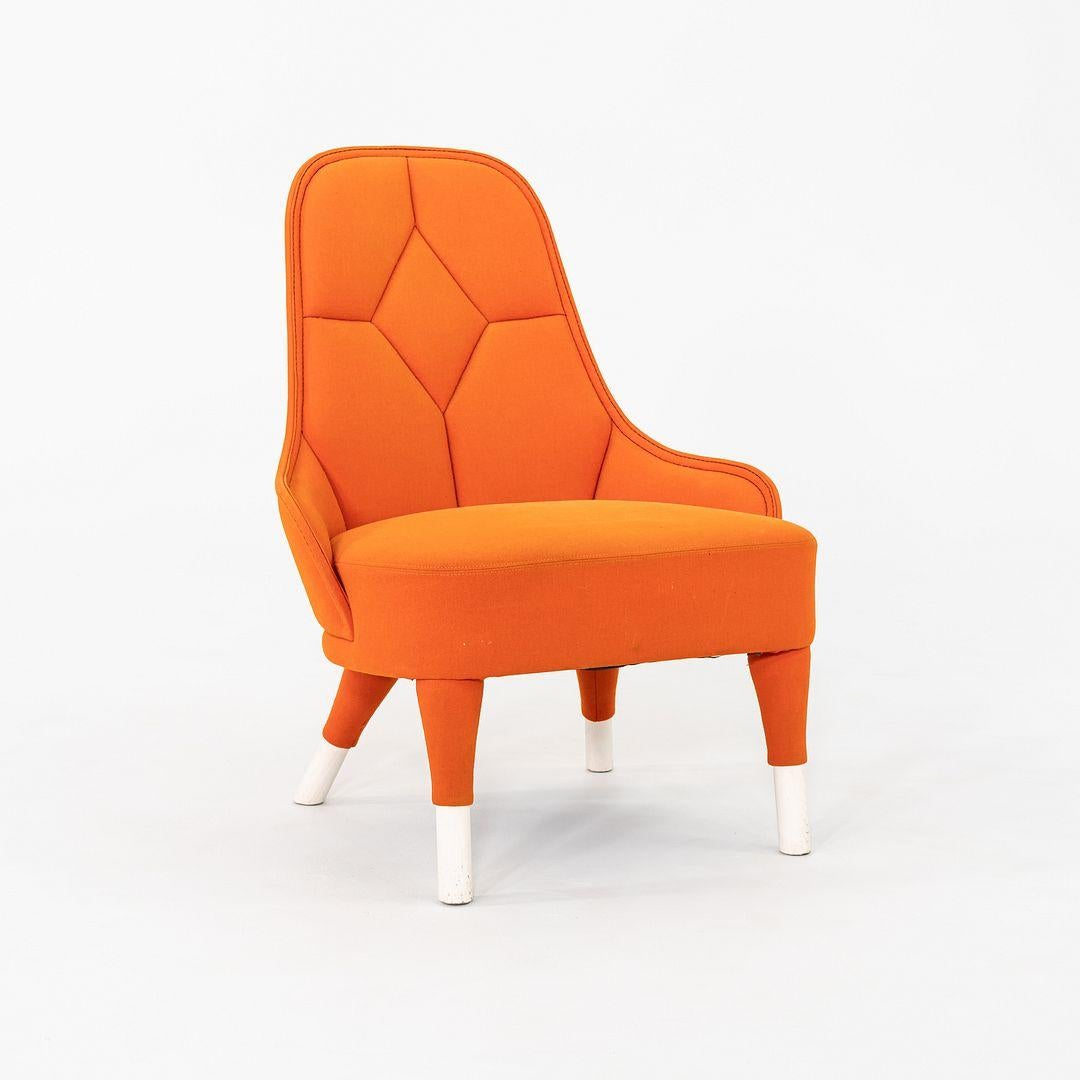 XXI secolo e contemporaneo Fabrice & Blanche per Garsnas Emma Easy Chairs in tessuto arancione 12x Disponibile in vendita