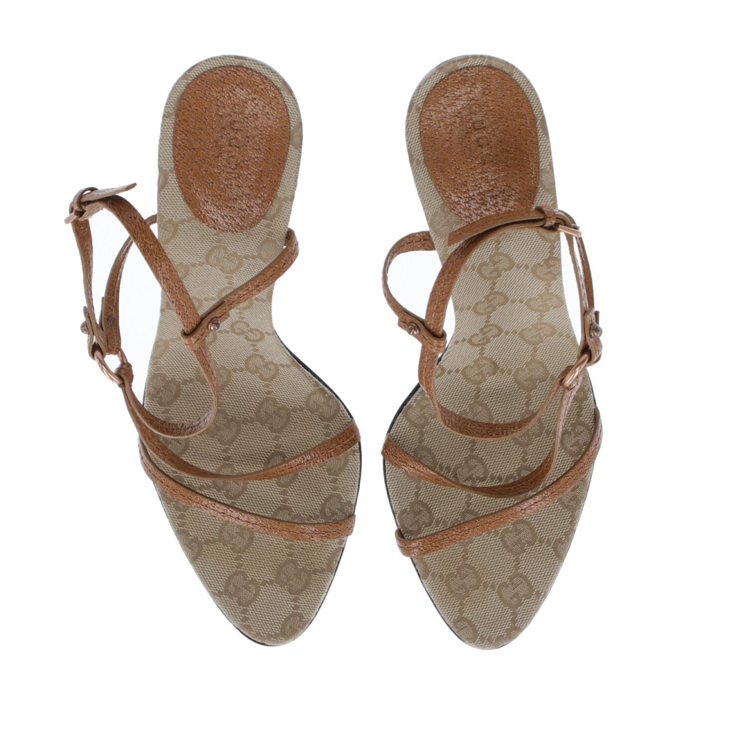 2010s Gucci Leather Sandals 1