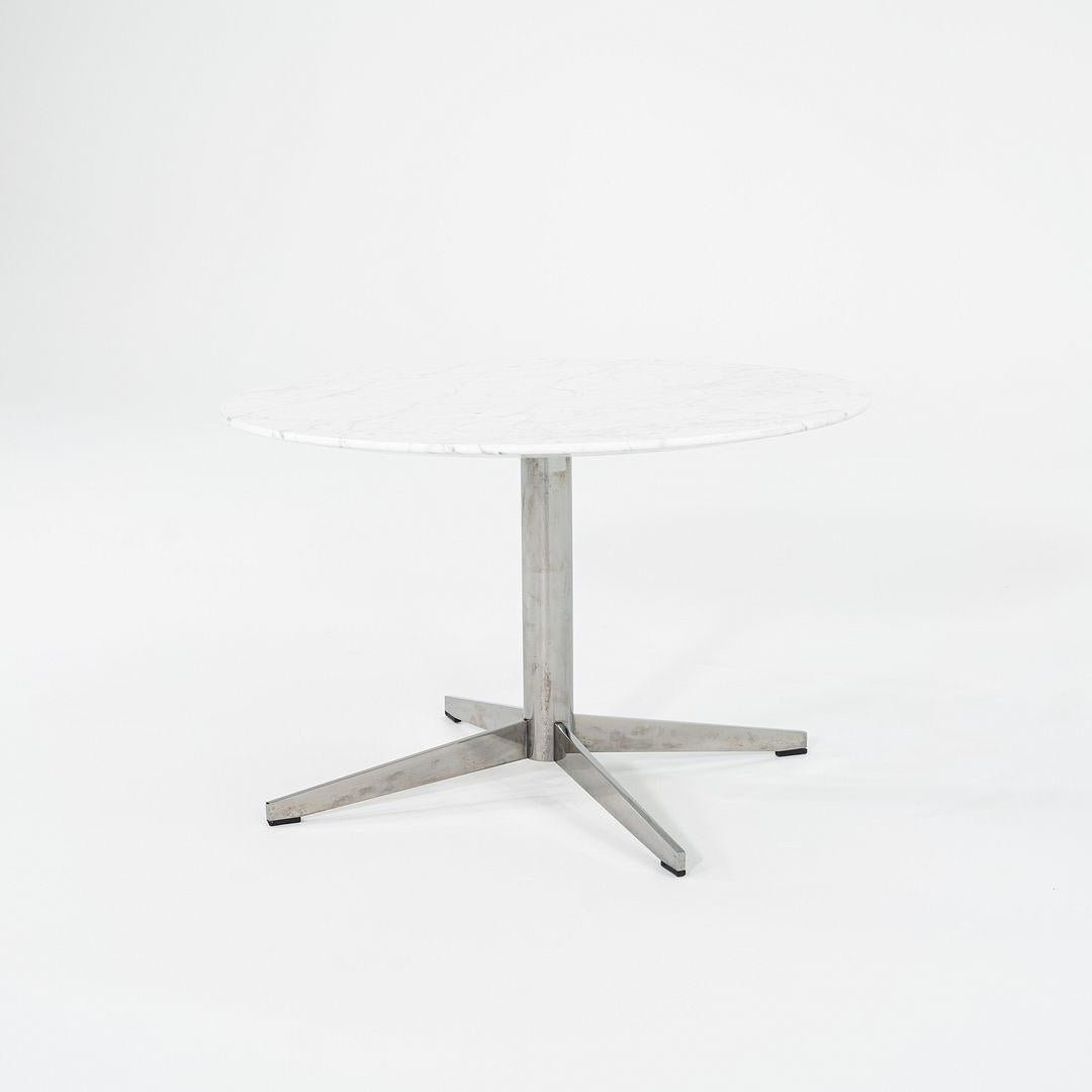 Américain 2010s Collection Haworth S Collectional Table Jive en marbre et acier 28