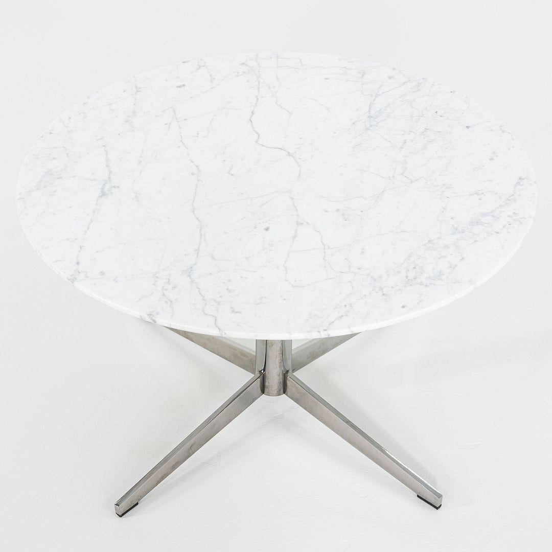 Acier 2010s Collection Haworth S Collectional Table Jive en marbre et acier 28