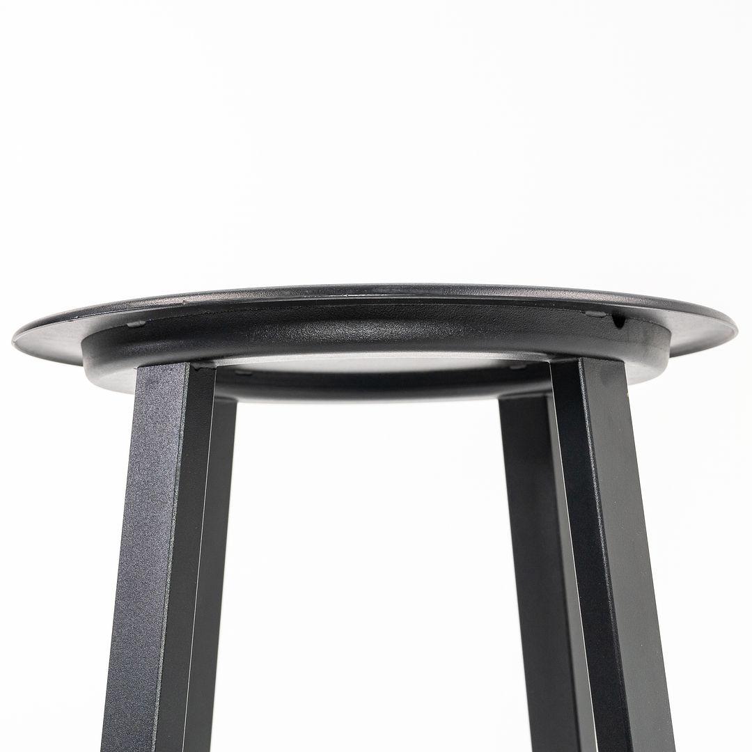 Modern 2010s Hay Revolver Bar Stools Leon Ransmeier in Black Steel / Aluminum 6x Avail