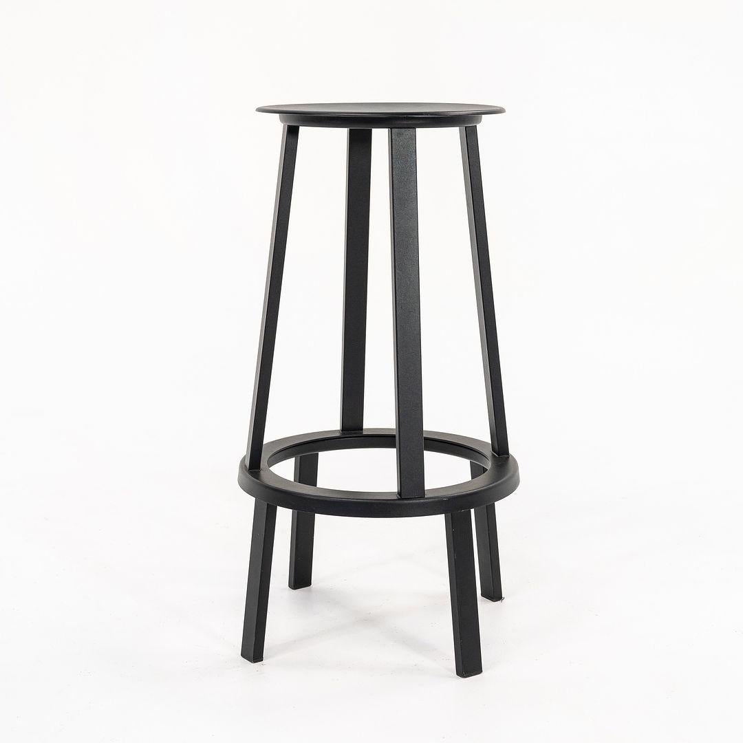 2010s Hay Revolver Bar Stools Leon Ransmeier in Black Steel / Aluminum 6x Avail 3