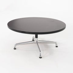 2010s Herman Miller 36" Eames Coffee Table in Black Laminate 2x Available