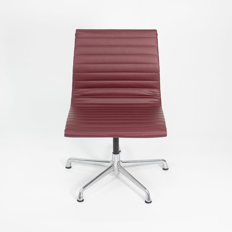 2010s Herman Miller Eames Aluminum Group Armless Side or Desk