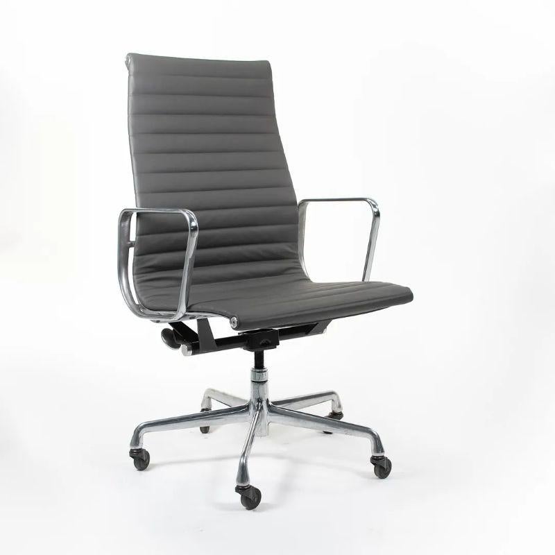 Modern 2010s Herman Miller Eames Aluminum Group Executive High Back Desk Chair