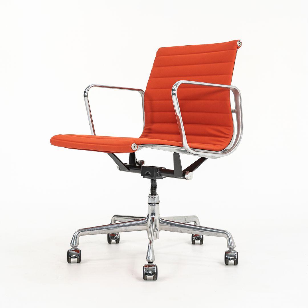This is an Eames Aluminum Group Management Desk Chair, designed by Charles and Ray Eames for Herman Miller in 1958. This particular chair was produced in the 2010s. The price listed is for one chair, and multiple chairs are available for purchase.