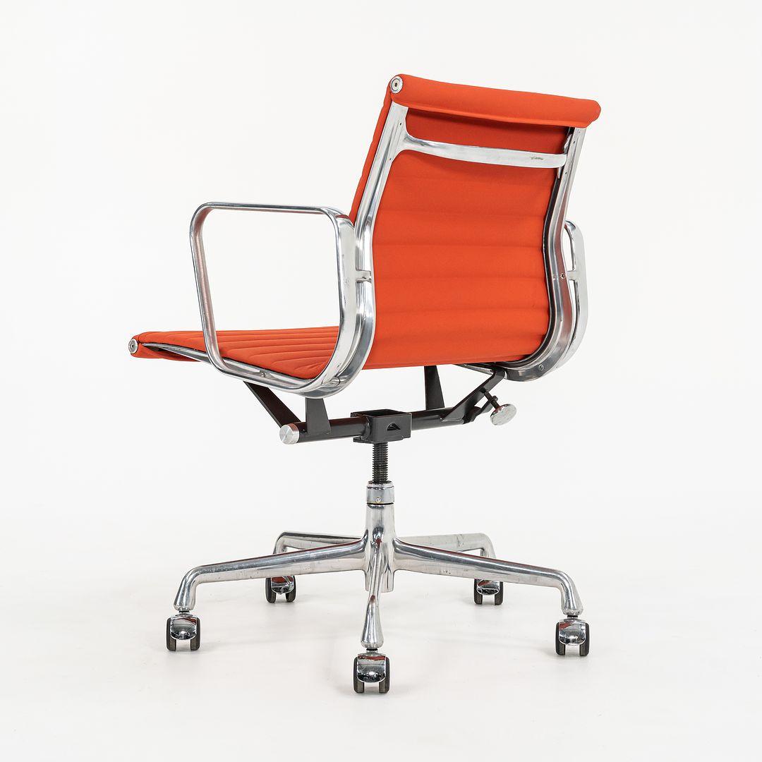 Modern 2010s Herman Miller Eames Aluminum Group Management Desk Chair in Leatherette For Sale