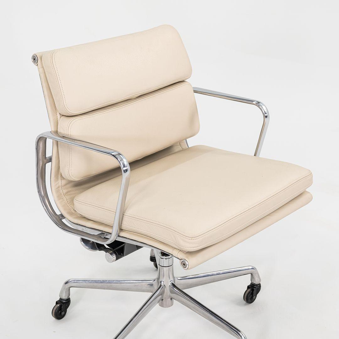 2010s Herman Miller Eames Aluminum Group Soft Pad Management Desk Chair Leather 1