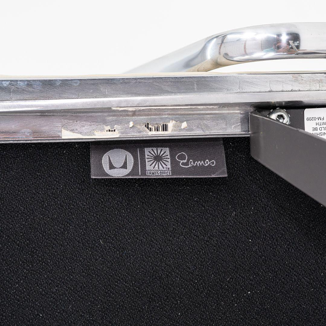 2010s Herman Miller Eames Aluminum Group Soft Pad Management Desk Chair Leather 2