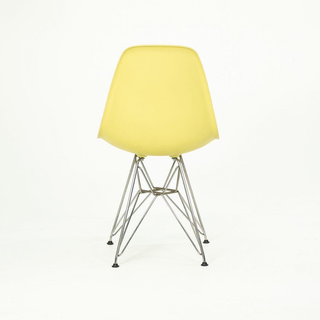 2010s Herman Miller Eames DSR Dining Chairs in Yellow Plastic with Eiffel Base For Sale 3