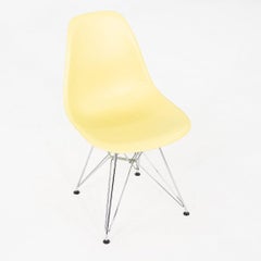 2010s Herman Miller Eames Plastic DSR Side Shell Chair with Eiffel Base