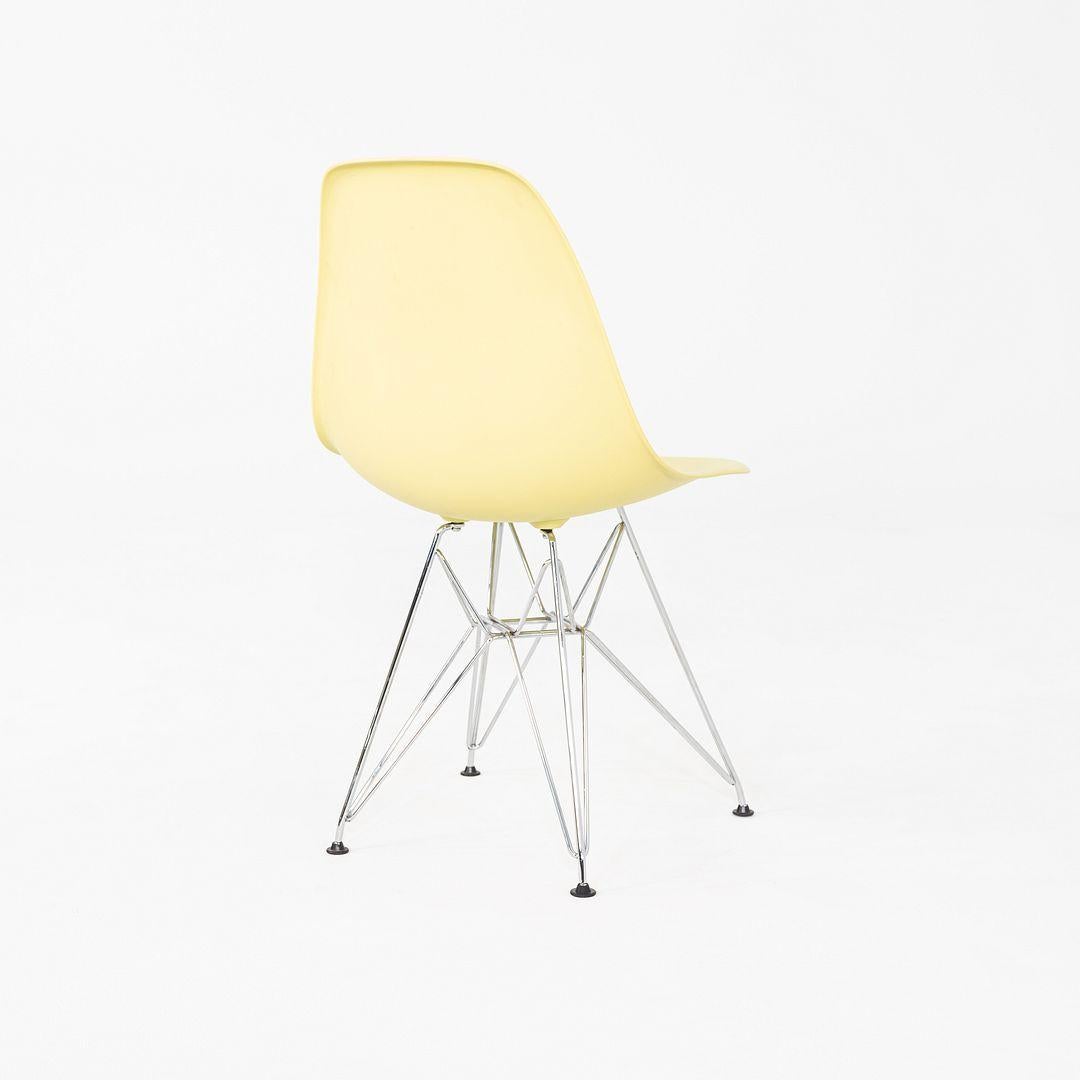 2010s Herman Miller Eames Plastic DSR Side Shell Chair with Eiffel
