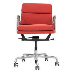 2010s Herman Miller Eames Soft Pad Management Desk Chair in Fabric w/ Pneumatic
