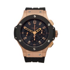 2010s Hublot Big Bang Kazakhstan Special Edition Rose Gold Wristwatch