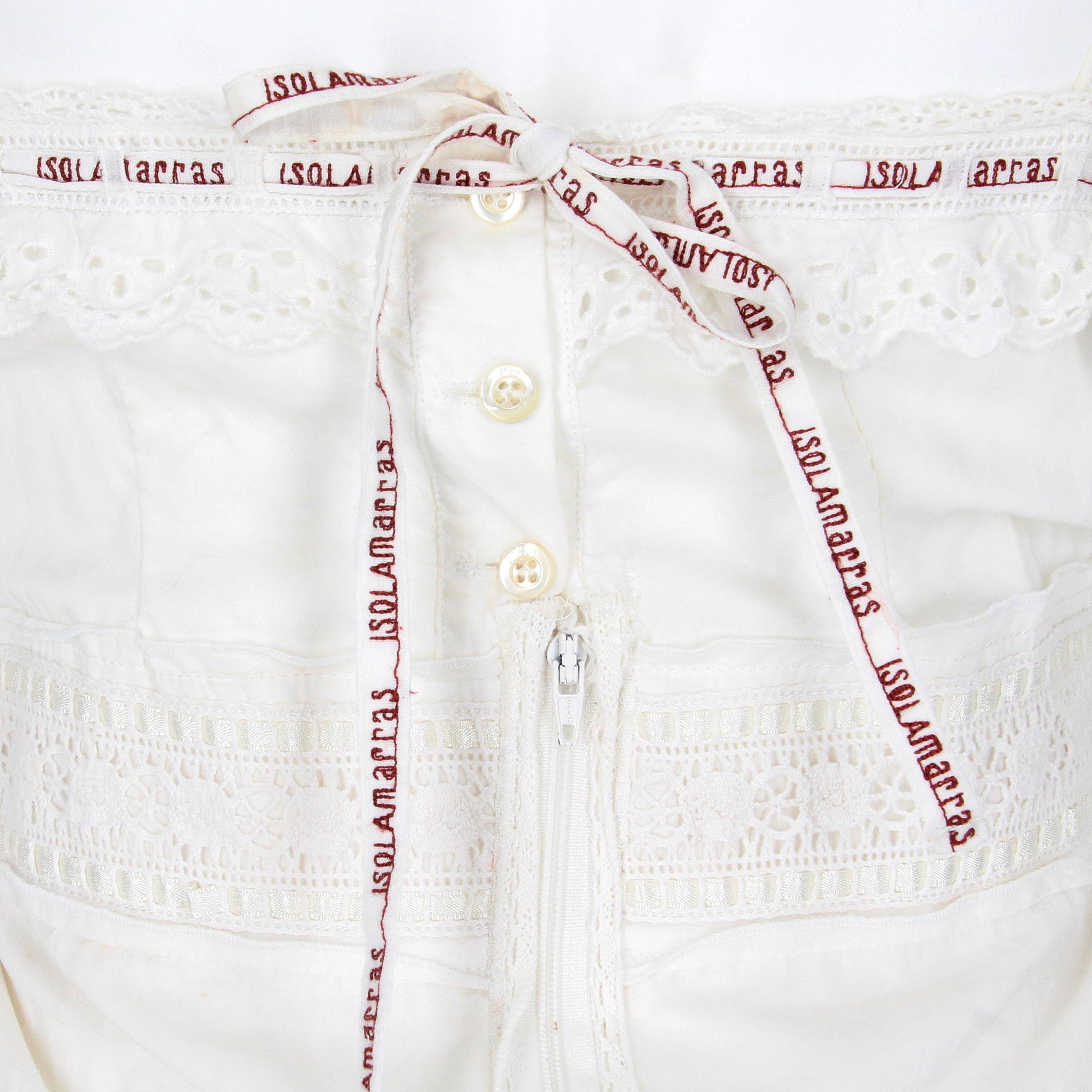 2010s I'M Isola Marras White Dress In Good Condition In Lugo (RA), IT