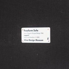 2010s Isamu Noguchi for Vitra Cloud Freeform Sofa and Ottoman in Fabric (Canapé et pouf en forme de nuage en tissu)