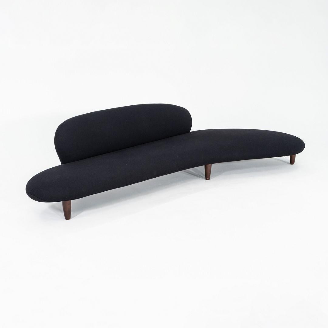 Beech 2010s Isamu Noguchi for Vitra Cloud Freeform Sofa and Ottoman in Fabric For Sale