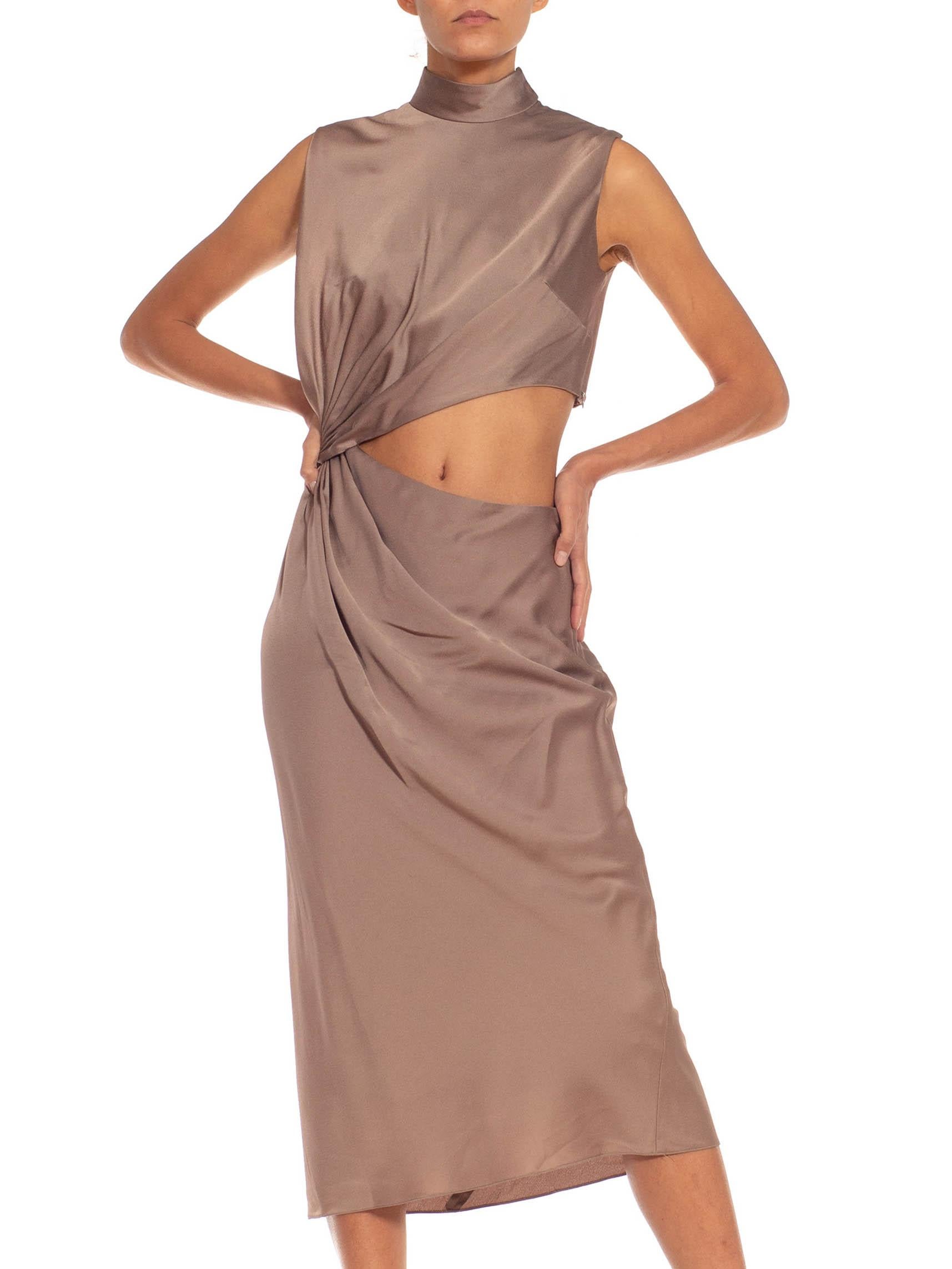 Women's 2010S JASON WU Grey Silk Fully Lined Dress For Sale
