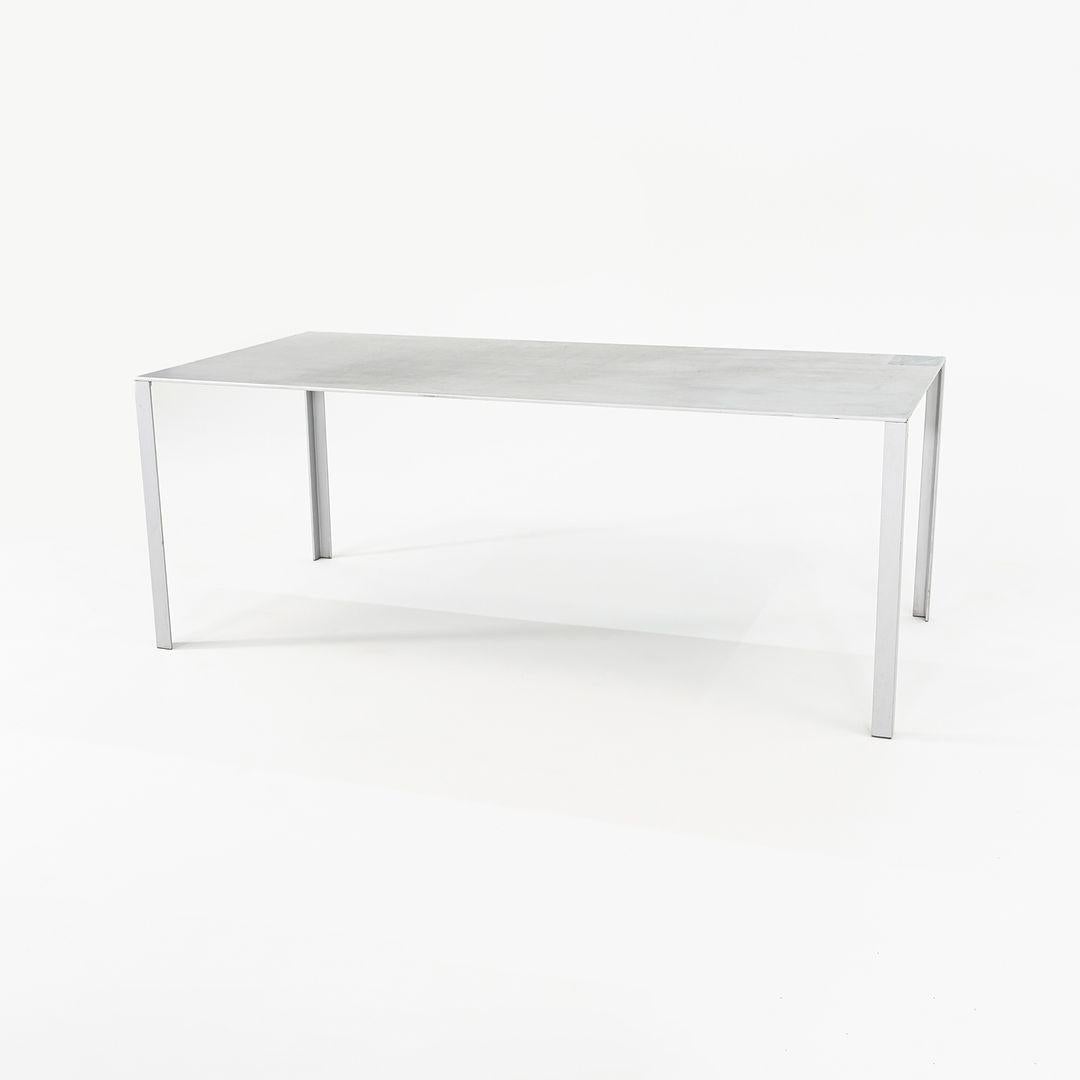 Modern 2010s Jean Nouvel LessLess Aluminum Desk / Dining Table for Unifor 2x Available