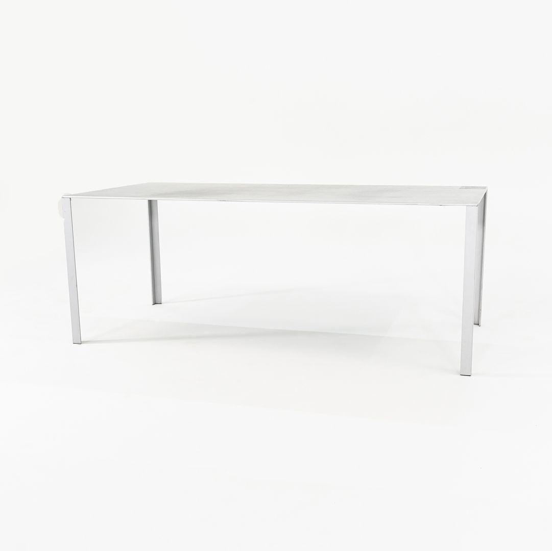 Italian 2010s Jean Nouvel LessLess Aluminum Desk / Dining Table for Unifor 2x Available