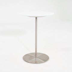 2010s Jephson Robb for Bernhardt Design Quiet Round Side Table w/ Glass Top