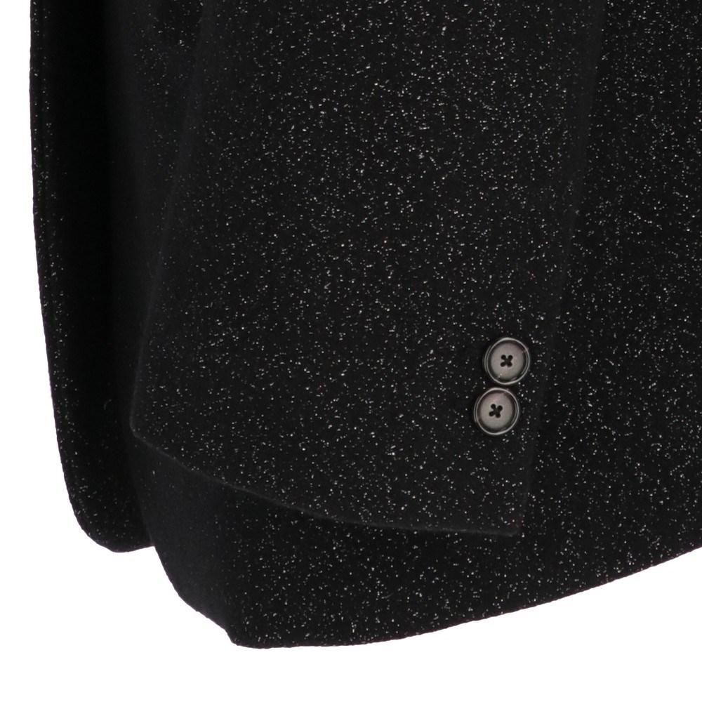 Black 2010s Jil Sander melange black wool blend jacket For Sale