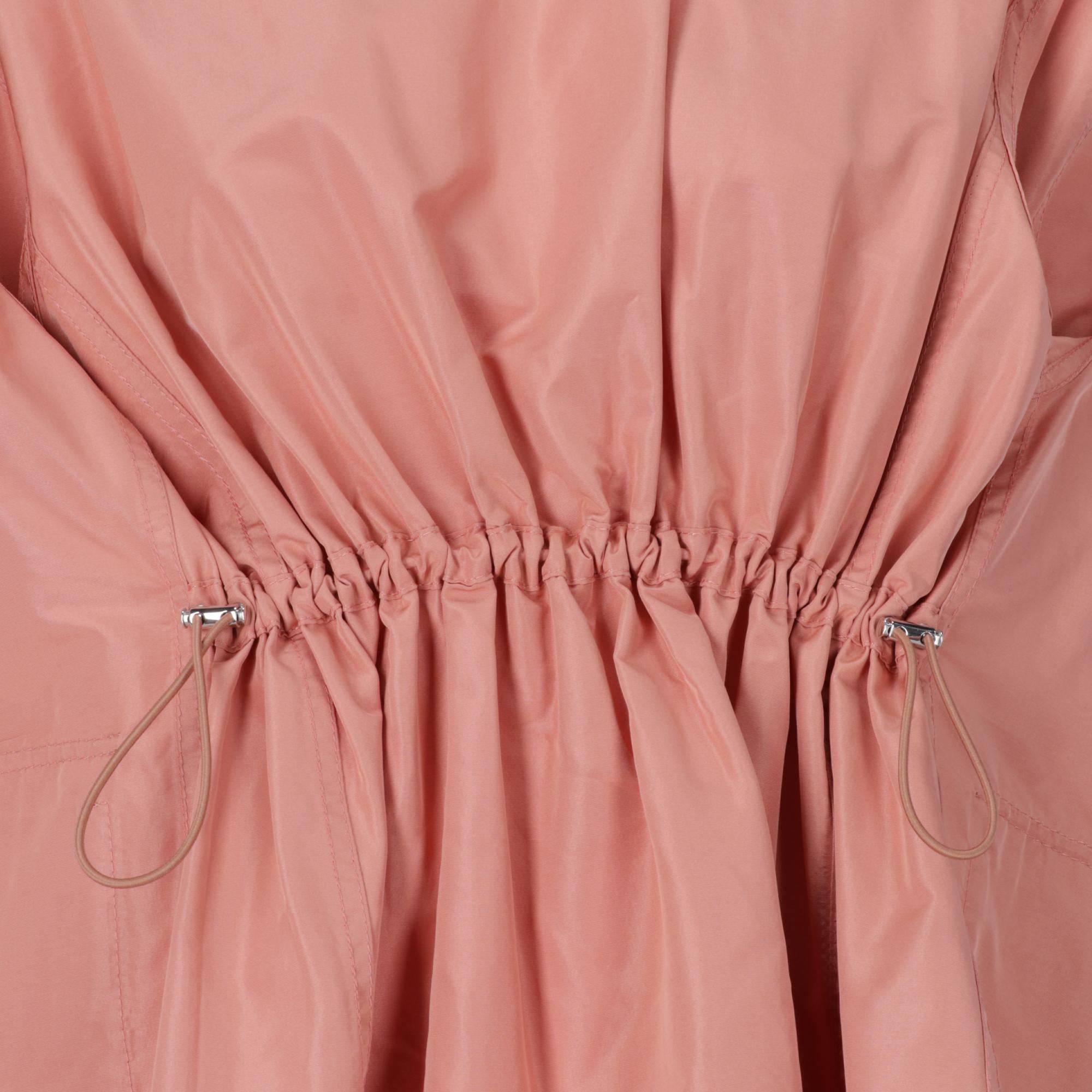 2010s Jil Sander Pink Silk Jacket 3