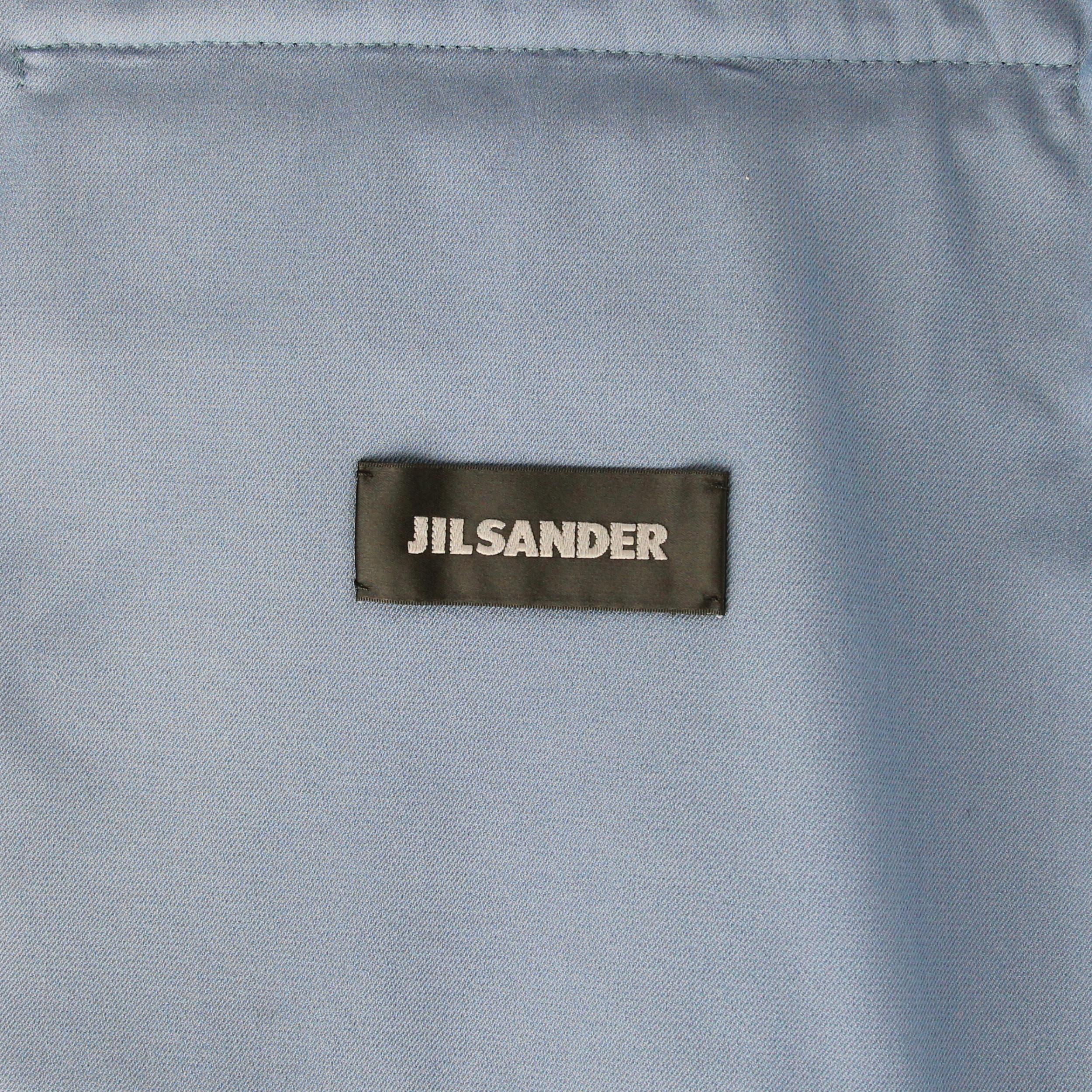 2010s Jil Sander Powder Blue Jacket 4