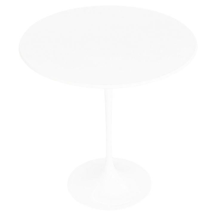 2010s Knoll Eero Saarinen Tulip Side Table with Laminate Top 20" (Table d'appoint tulipe Eero Saarinen avec plateau en stratifié)