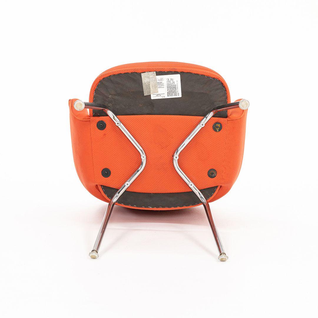 Steel 2010s Knoll Saarinen Executive Arm Chair in Orange Fabric 1x Available For Sale