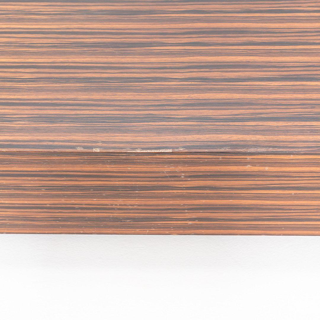 2010s Large Custom Santos Palisander Wood Plinth Coffee Table 48 x 68 en vente 4