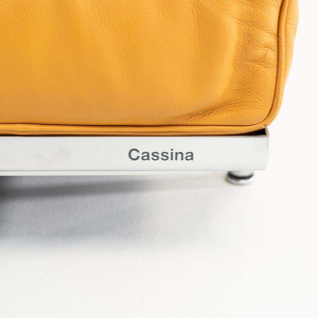 Italiano Divano / Divano a due posti / Divano a due posti in Cognac di Le Corbusier per Cassina LC3 del 2010 in vendita