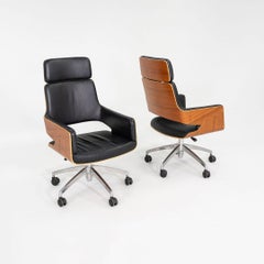 2010s Lepper Schmidt Sommerlade for Thonet S 845 DRWE Desk Chair in Leather