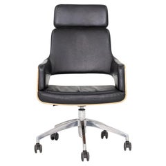 2010s Lepper Schmidt Sommerlade for Thonet S 845 DRWE Desk Chair in Leather