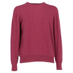 2010s Les Copains sweater in magenta cashmere